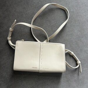 Frame Denim Off-White Crossbody Bag